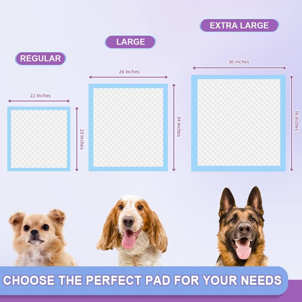 IMMCUTE Almohadillas desechables para orina de cachorros de 22 x 23...