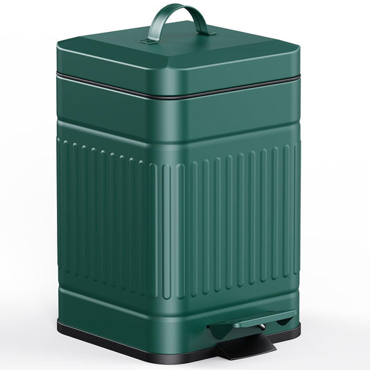 CEROELDA Cubo de Basura Pequeño con Tapa - 5L\/1.3 Gal, Cubo de Bas...