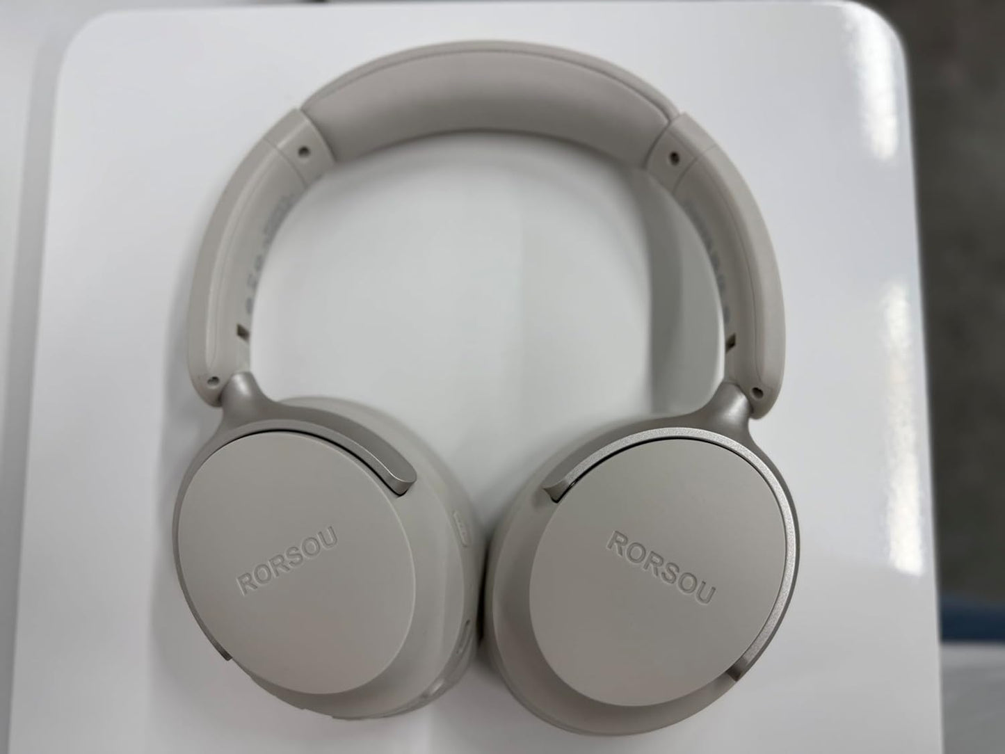 RORSOU Auriculares Bluetooth B8 sobre la oreja, 6 modos de música e...