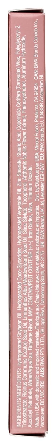 Mineral Fusion Lápiz retráctil para cejas marrón oscuro, 0.003 onzas