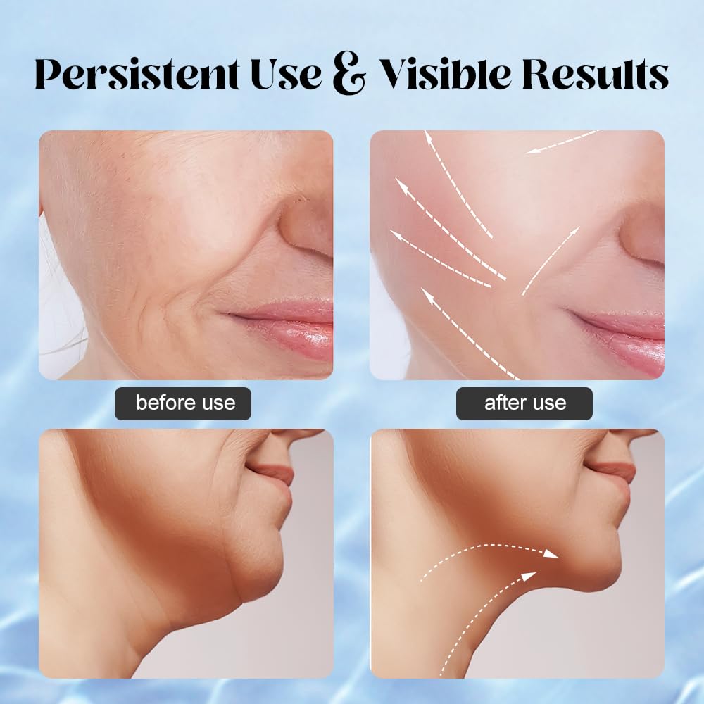 Masajeador facial para cuello, herramienta para esculpir 3 modos de...
