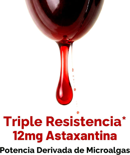 Micro Ingredients Astaxantina 12 mg, 60 cápsulas blandas | Suplemen...