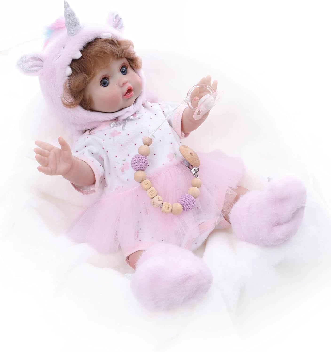 Cloveray Muñecas de bebé Reborn de 18 pulgadas, grandes, realistas,...