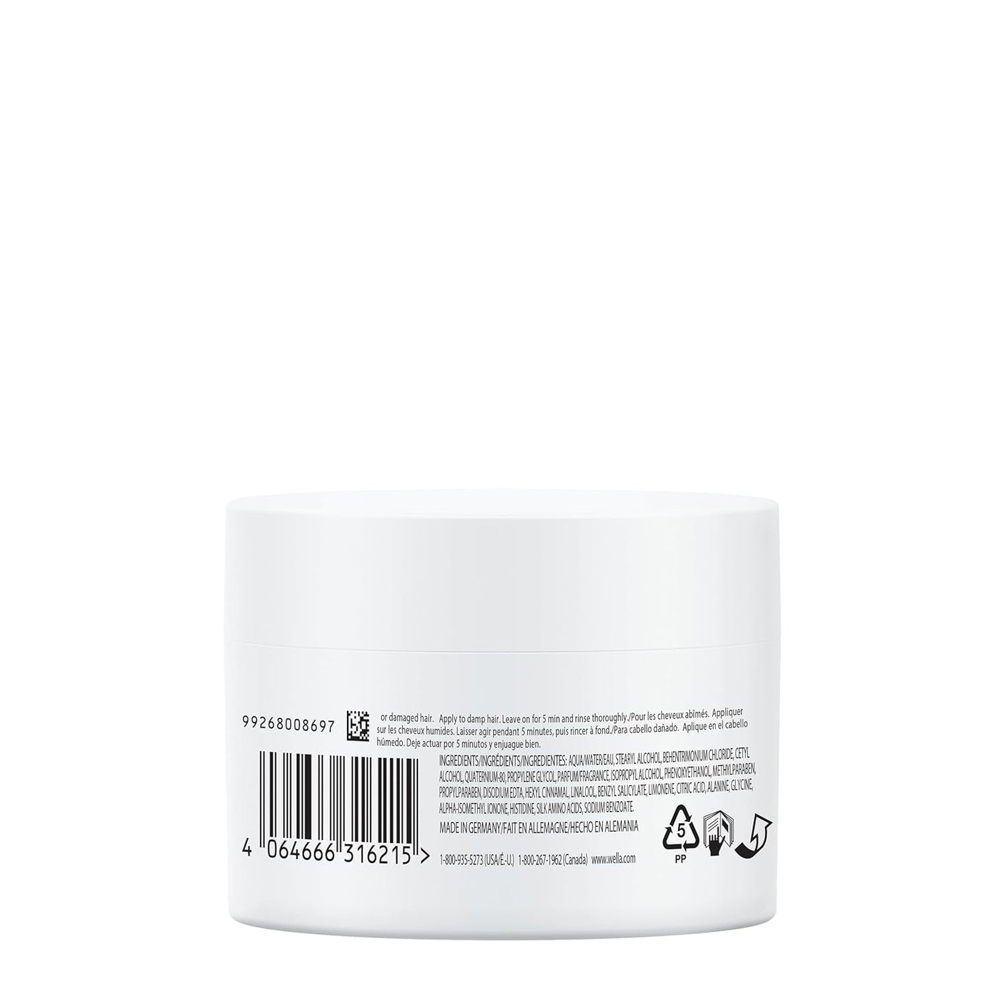 WELLA PROFESSIONALS Fusion - Mascarilla reparadora intensa para cab...