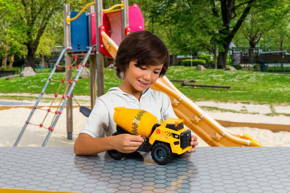 Juguetes de construcción CAT, Mezclador de cemento Power Haulers 2....