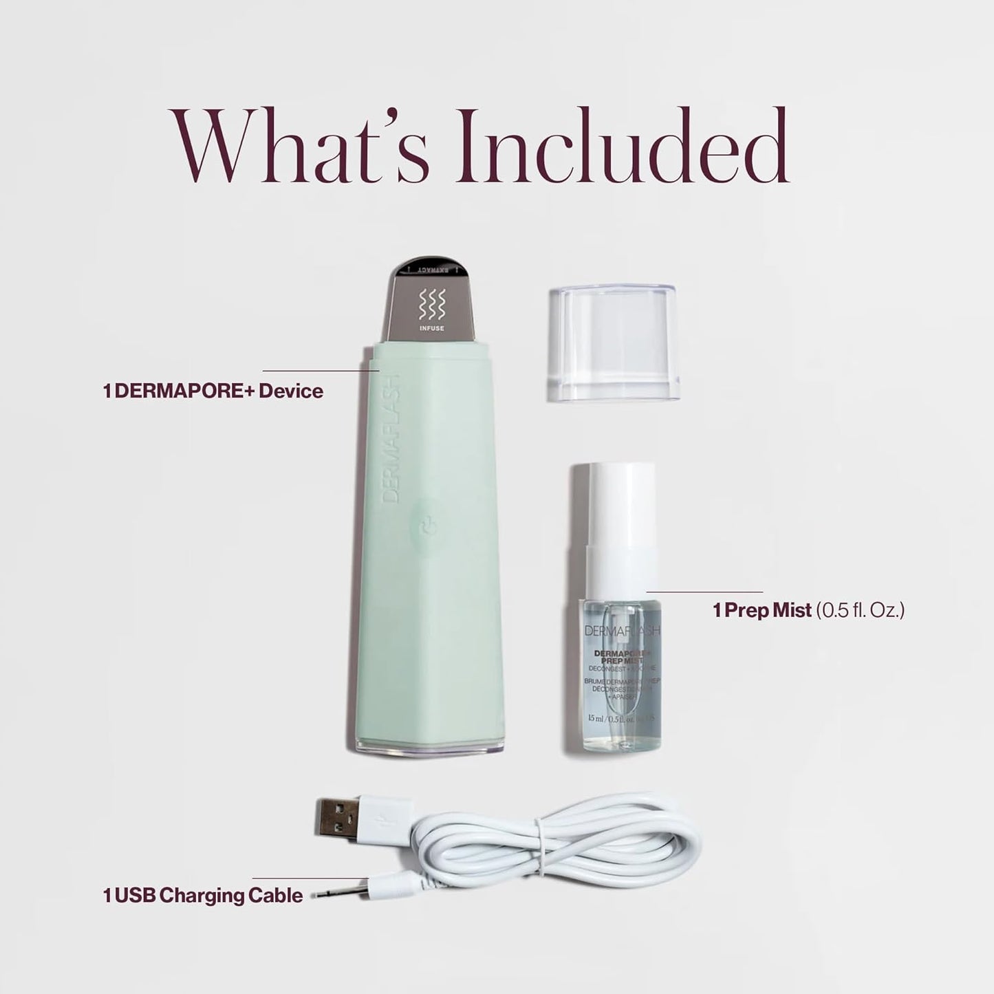 DERMAFLASH DERMAPORE+ Dispositivo de cuidado de la piel, extractor...