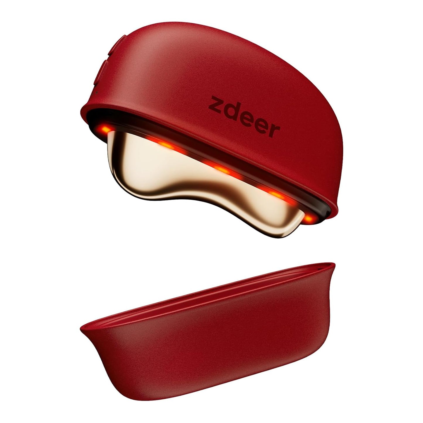 ZDEER Terapia de luz roja LED para masajeador facial y cuello, disp...
