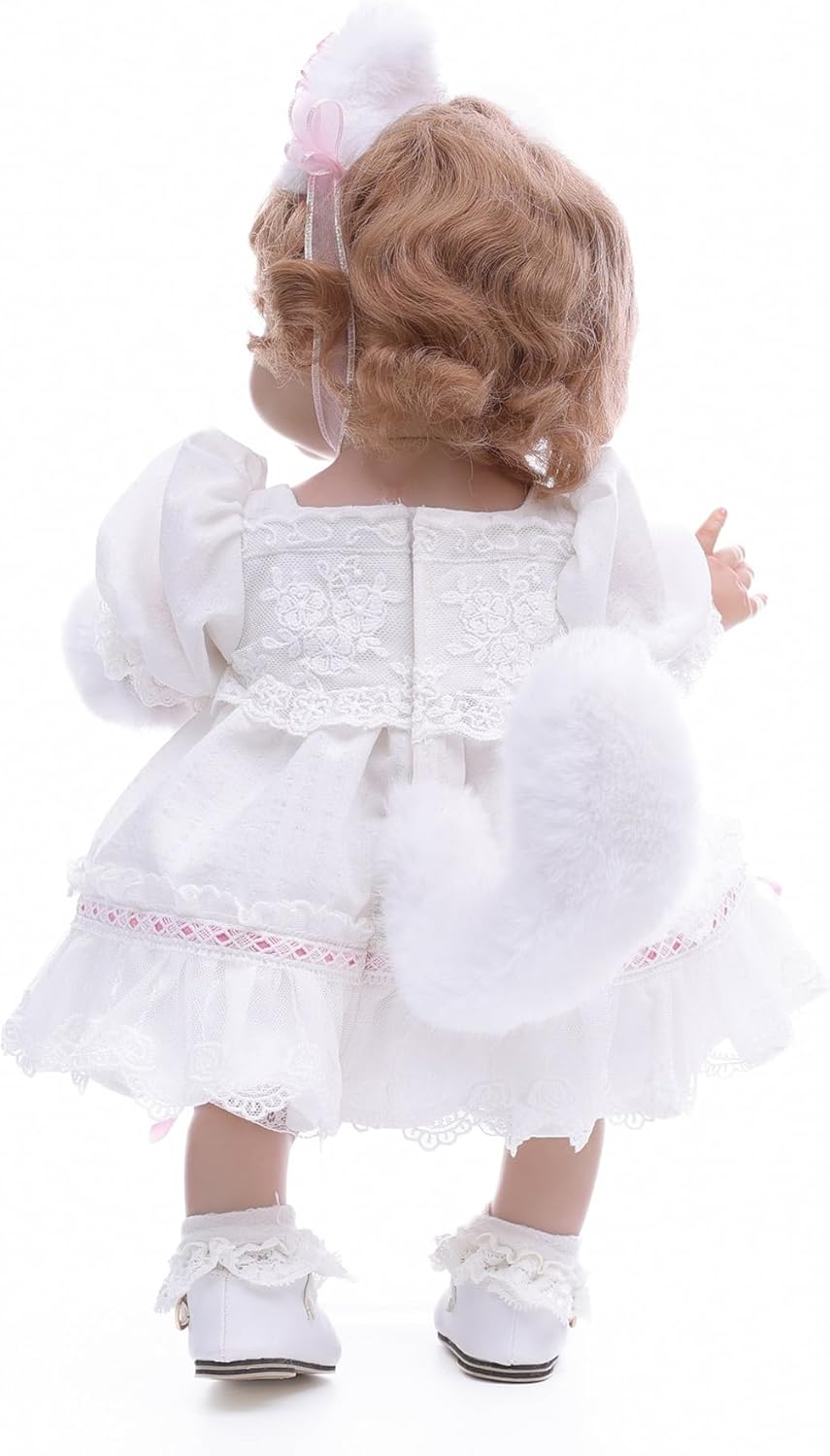 Cloveray Muñeca Bebé, Muñeca Reborn Toddler Realista de 18 Pulgadas...