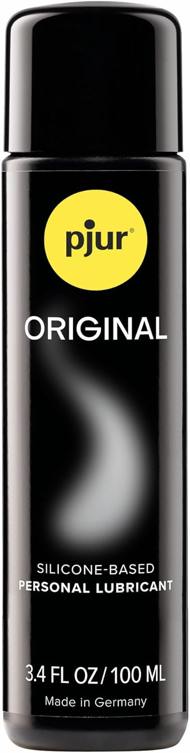 pjur Lubricante original a base de silicona, lubricante prémium par...