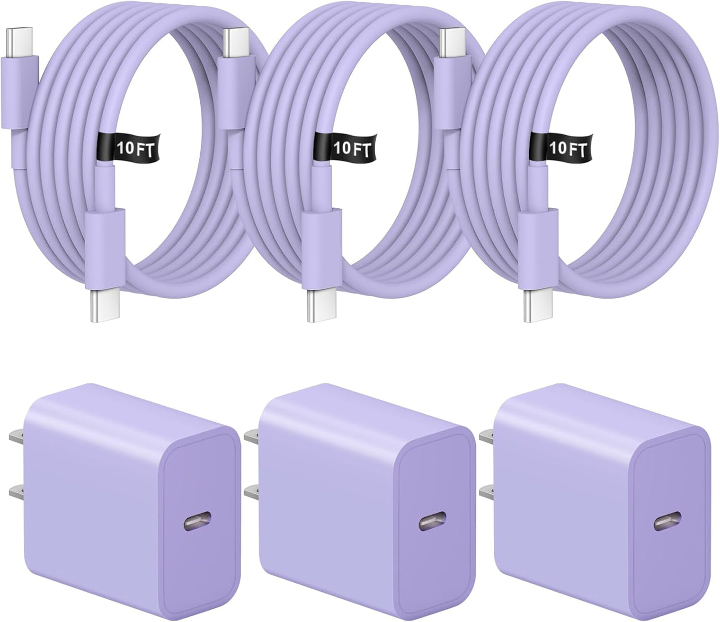 Cargador para iPhone de Carga Rápida 10 PIES iPhones 17 16 15 Carga...