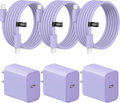 Cargador para iPhone de Carga Rápida 10 PIES iPhones 17 16 15 Carga...