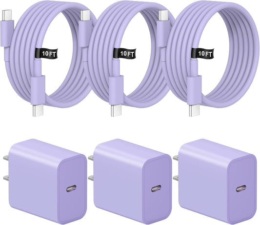 Cargador para iPhone de Carga Rápida 10 PIES iPhones 17 16 15 Carga...