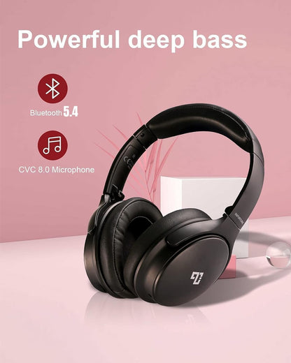 INFURTURE Auriculares Over Ear con Cancelación Activa de Ruido, Aur...