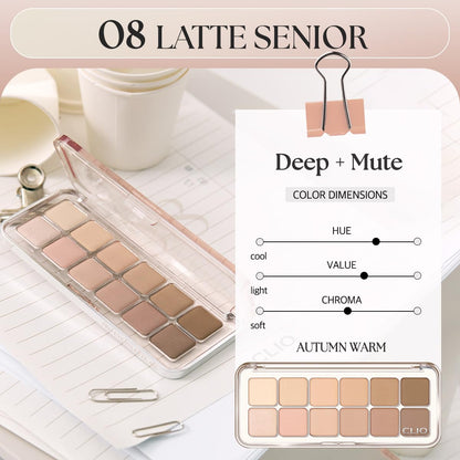 CLIO PRO PALETA DE OJOS AIR (08 LATTE SENIOR)
