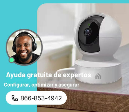 Kasa Smart Cámara de seguridad Kasa 2K QHD Pan\/Tilt, sensor Starli...
