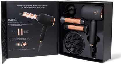 ion Luxe 4 en 1 Autowrap™ Airstyler - Secador de pelo intercambiabl...