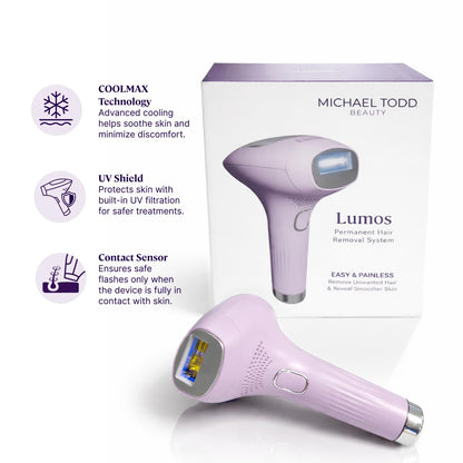 MICHAEL TODD Beauty: dispositivo de depilación láser IPL LUMOS para...