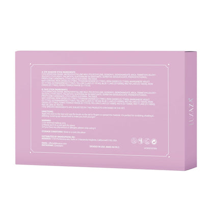 LUXAZA PRO - Juego de maquillaje de 10 sombras de ojos marrón, pale...