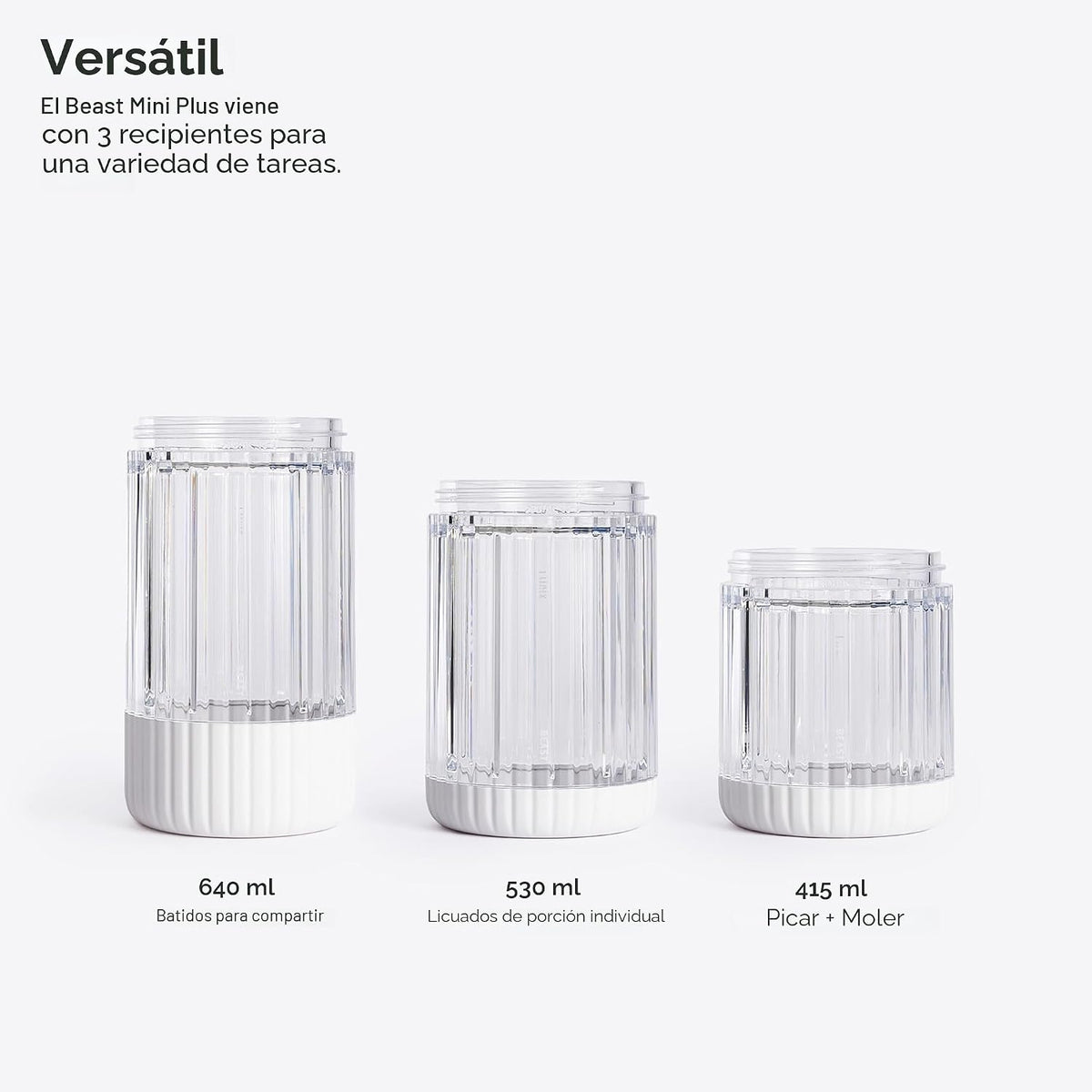 El Beast Mini Licuadora Plus | Mini Licuadora de Encimera de Cocina...