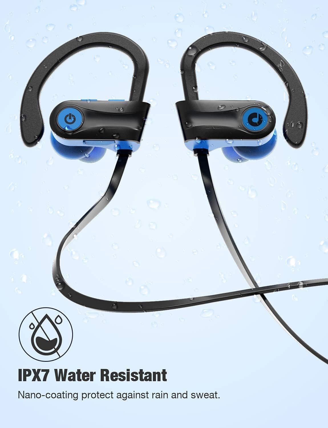 Auriculares Bluetooth, auriculares deportivos inalámbricos Otium, i...