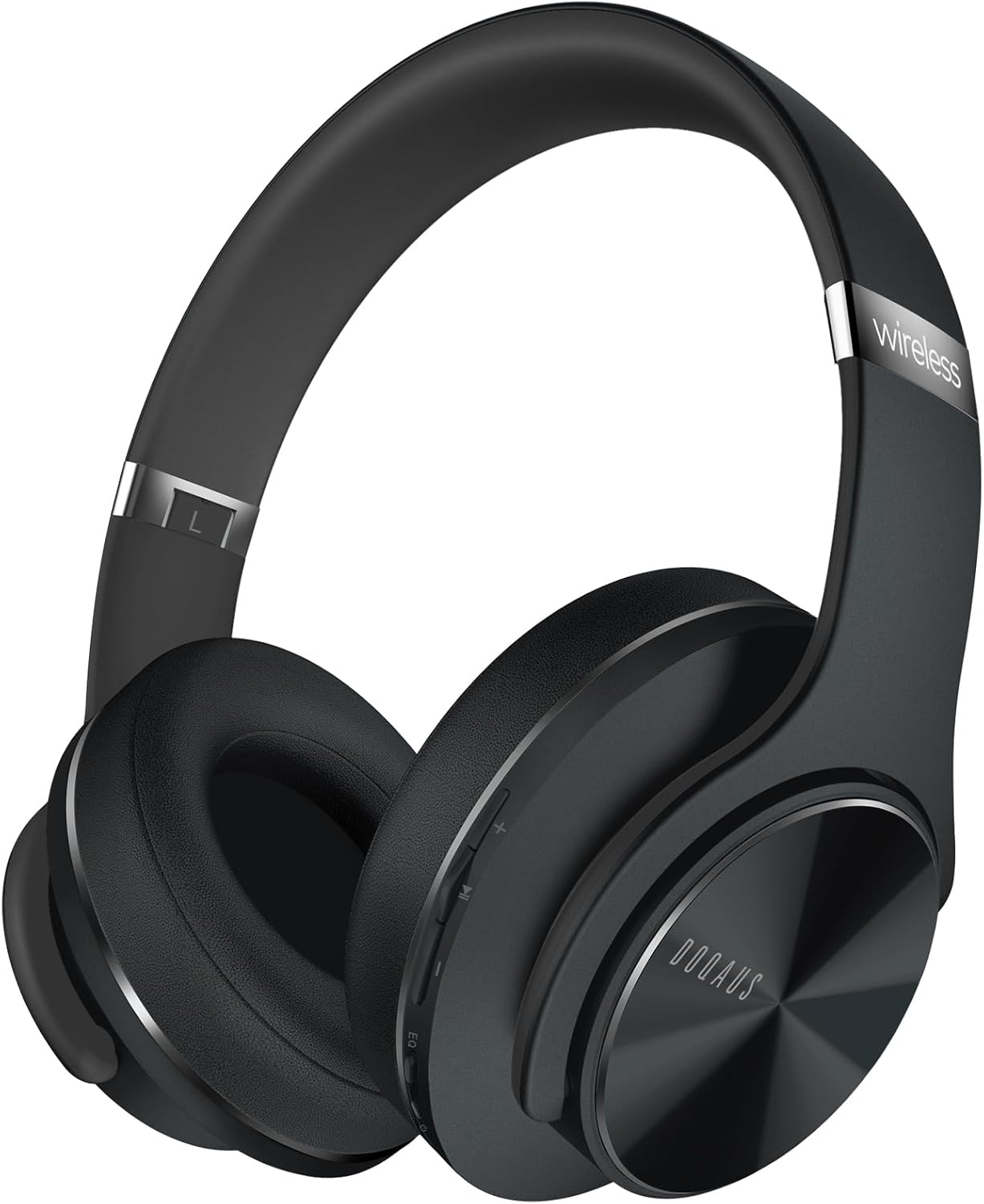 DOQAUS Auriculares Bluetooth sobre la oreja, auriculares inalámbric...