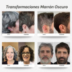 Champú de tinte polar para el cabello | Champú de color marrón oscu...