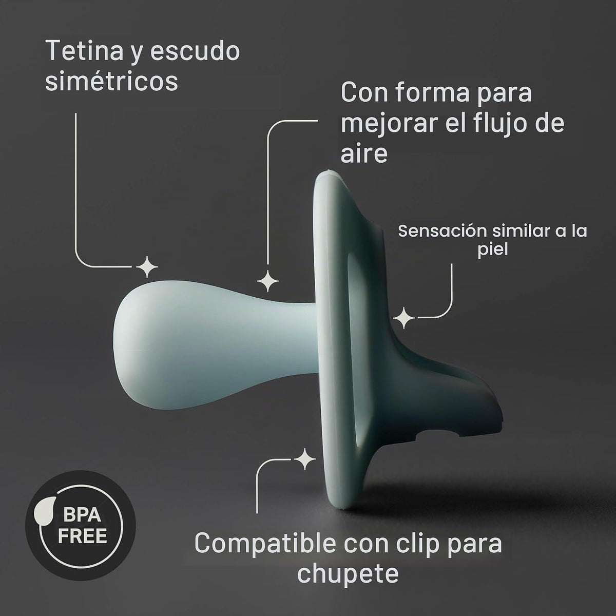 Tommee Tippee Chupete ultraligero StayPut de 6 a 18 meses, diseño d...