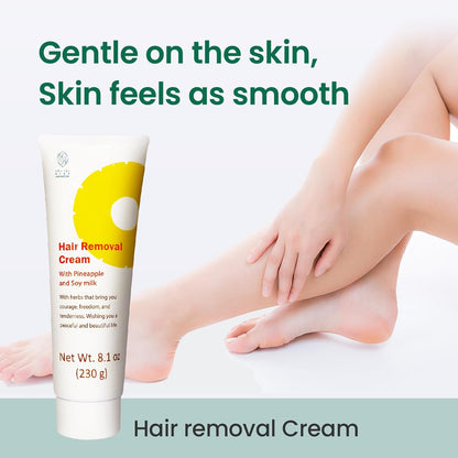 SUZUKI HERB LABORATORY Crema depilatoria (8.1 onzas \/ 8.11 oz) y l...