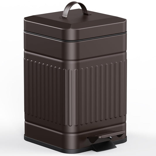 CEROELDA Cubo de basura pequeño con tapa - 5L\/1.3 galones, cubo de...