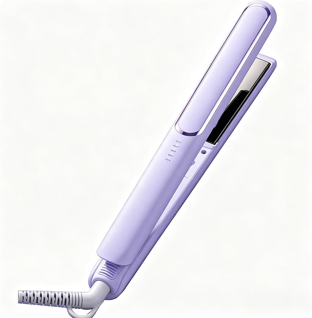 Kylara Plancha y rizador de cabello 2 en 1, 5 ajustes de calor, pla...