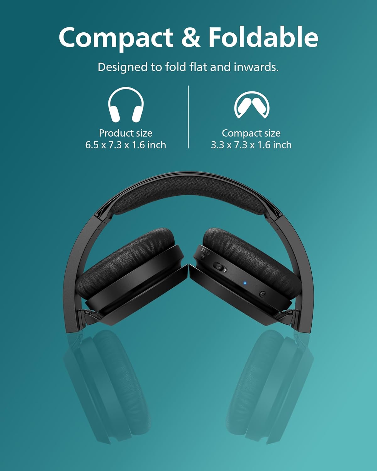 PHILIPS H4205 - Auriculares inalámbricos Bluetooth con refuerzo de...