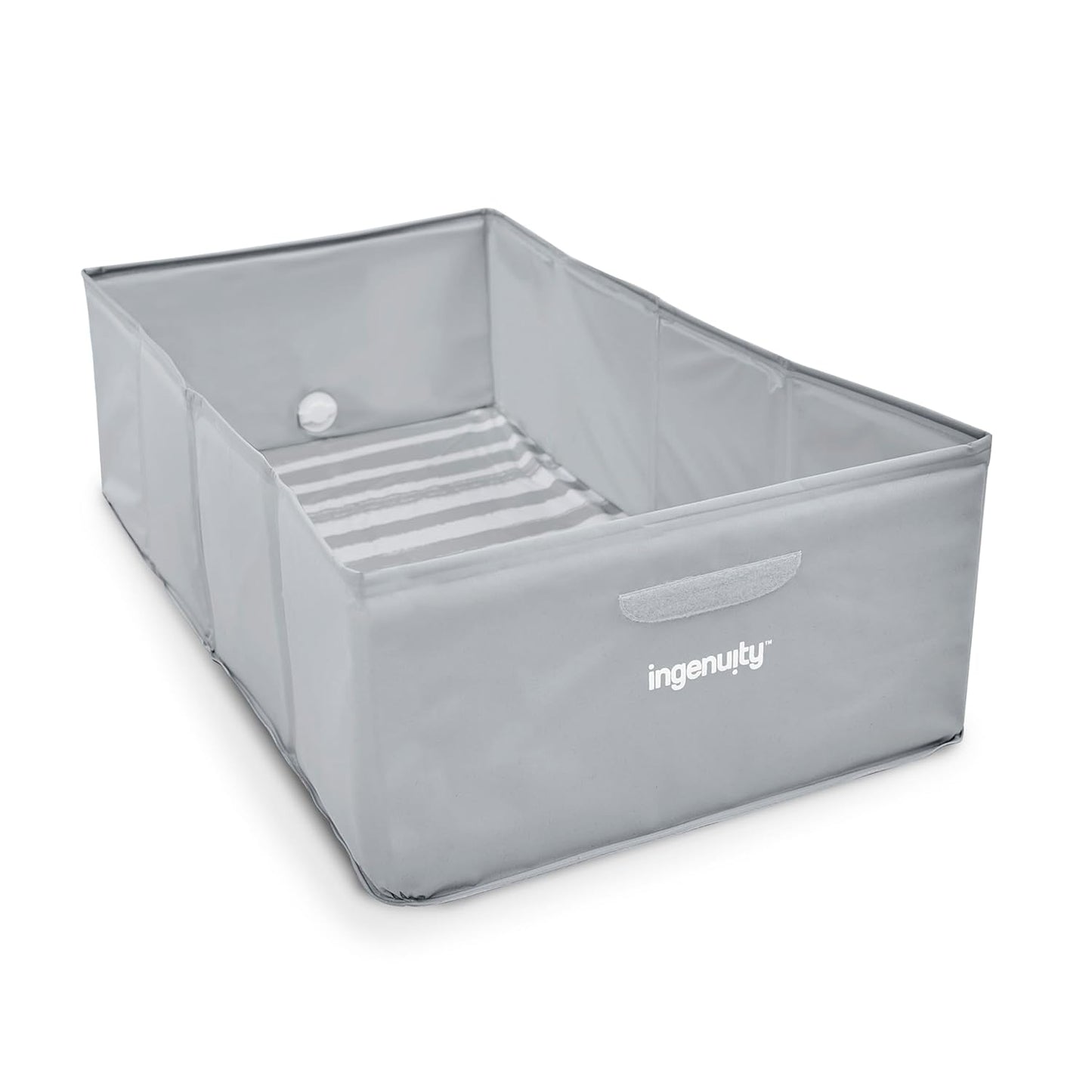 Ingenuity Tuckaway - Bañera plegable para niños pequeños, convierte...