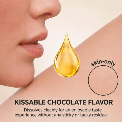 SXO Gourmet - Polvo corporal comestible con sabor a chocolate para...