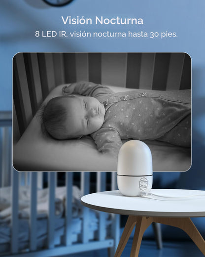 virtavo Cámara WiFi de Seguridad XD1 para Interiores, No Requiere S...