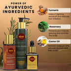 EKMIVEDA Set de crecimiento del cabello con hierbas ayurvédicas \u2...