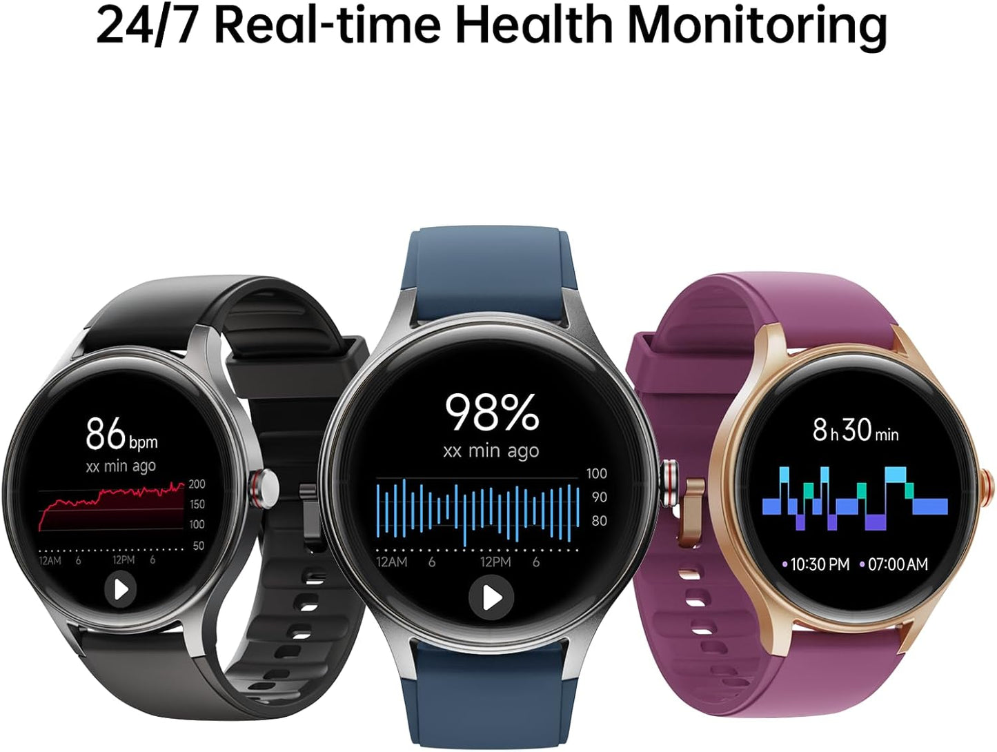 Woneligo Reloj inteligente para hombre, AMOLED de 1.57 pulgadas, pa...