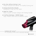Secador de Cabello Compacto Panasonic nanoe para Cabello de Aspecto...