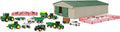 TOMY John Deere - Juego de juguetes de granja fundidos a presión, escala 1:64, incluye animales de granja, cobertizo de máquina, tractores de juguete, camiones de juguete y herramientas de granja