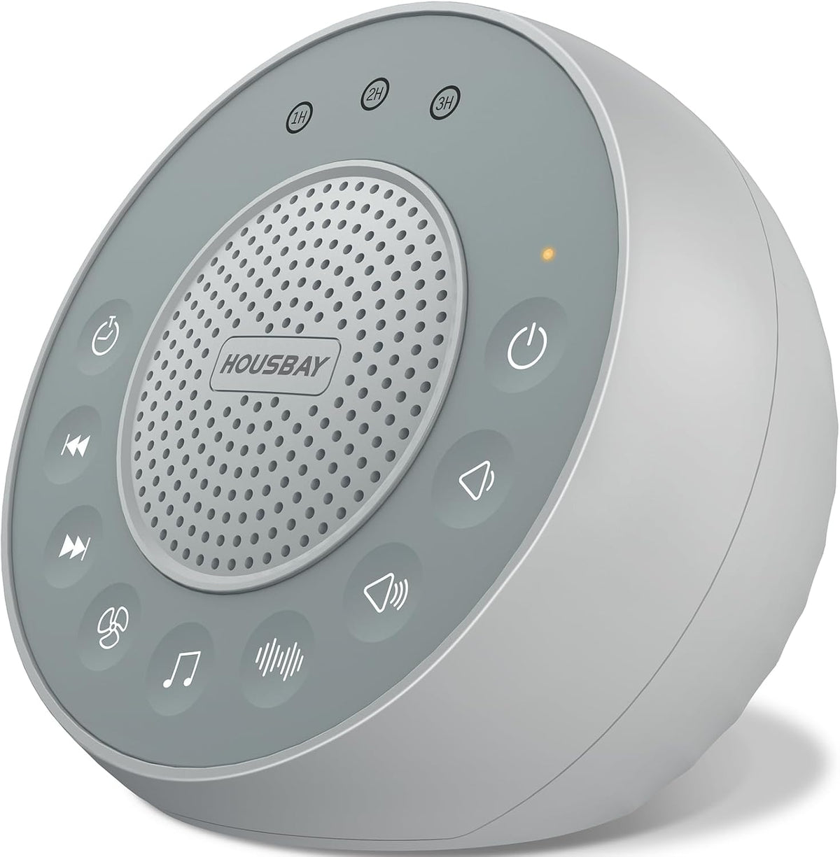 HOUSBAY Máquina de sonido Ruido blanco para dormir, gris | 31 sonid...