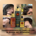EKMIVEDA Set de crecimiento del cabello con hierbas ayurvédicas \u2...