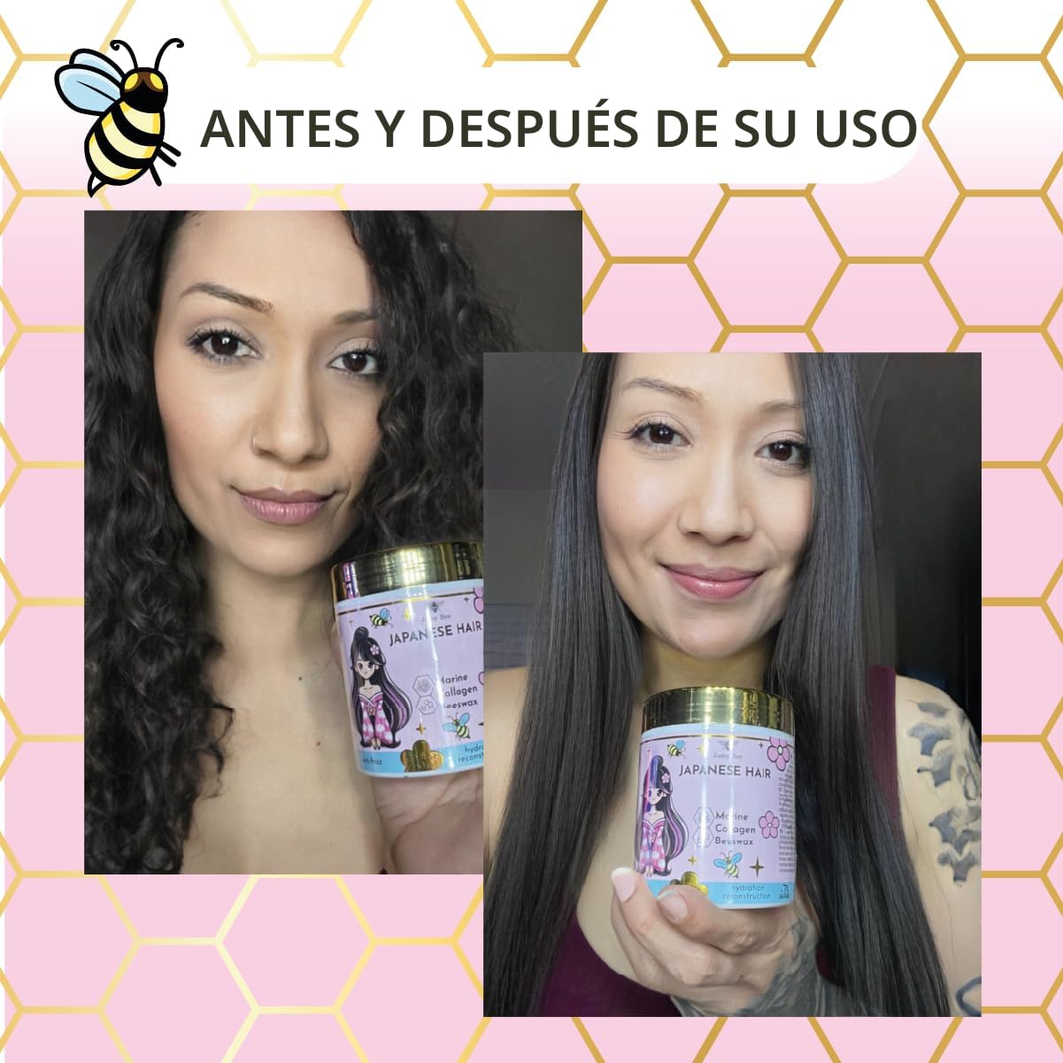 Jumybee Mascarilla japonesa BTX para cabello dañado B-TOX - Tratami...