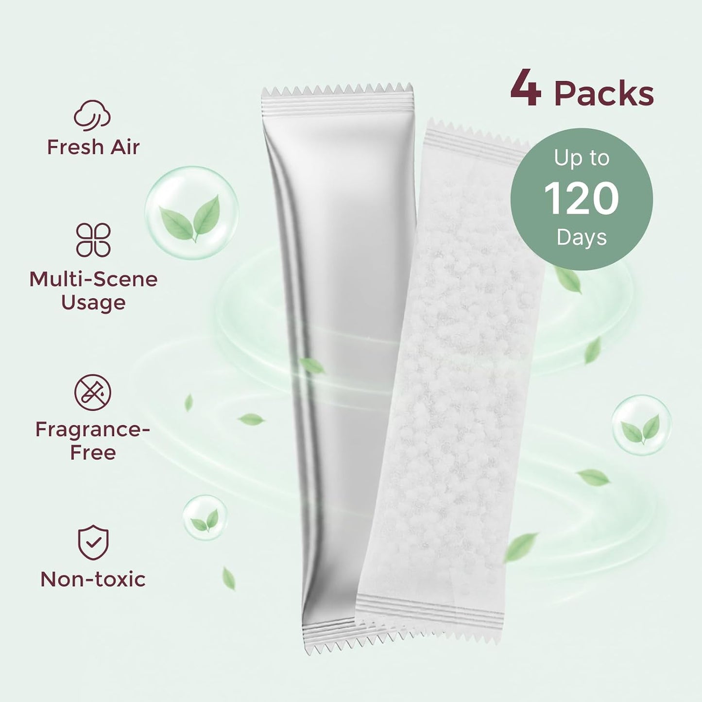 Momcozy Recambios desodorantes para cubo de pañales, 4 paquetes de...