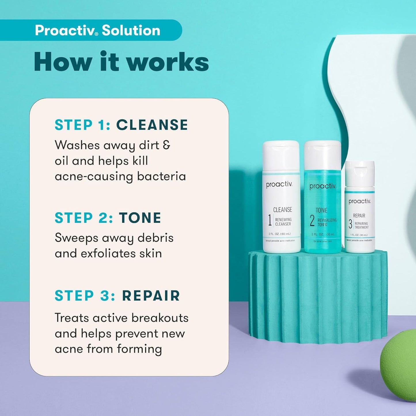 Kit completo de 90 días de cuidado de la piel para acné Proactiv de...