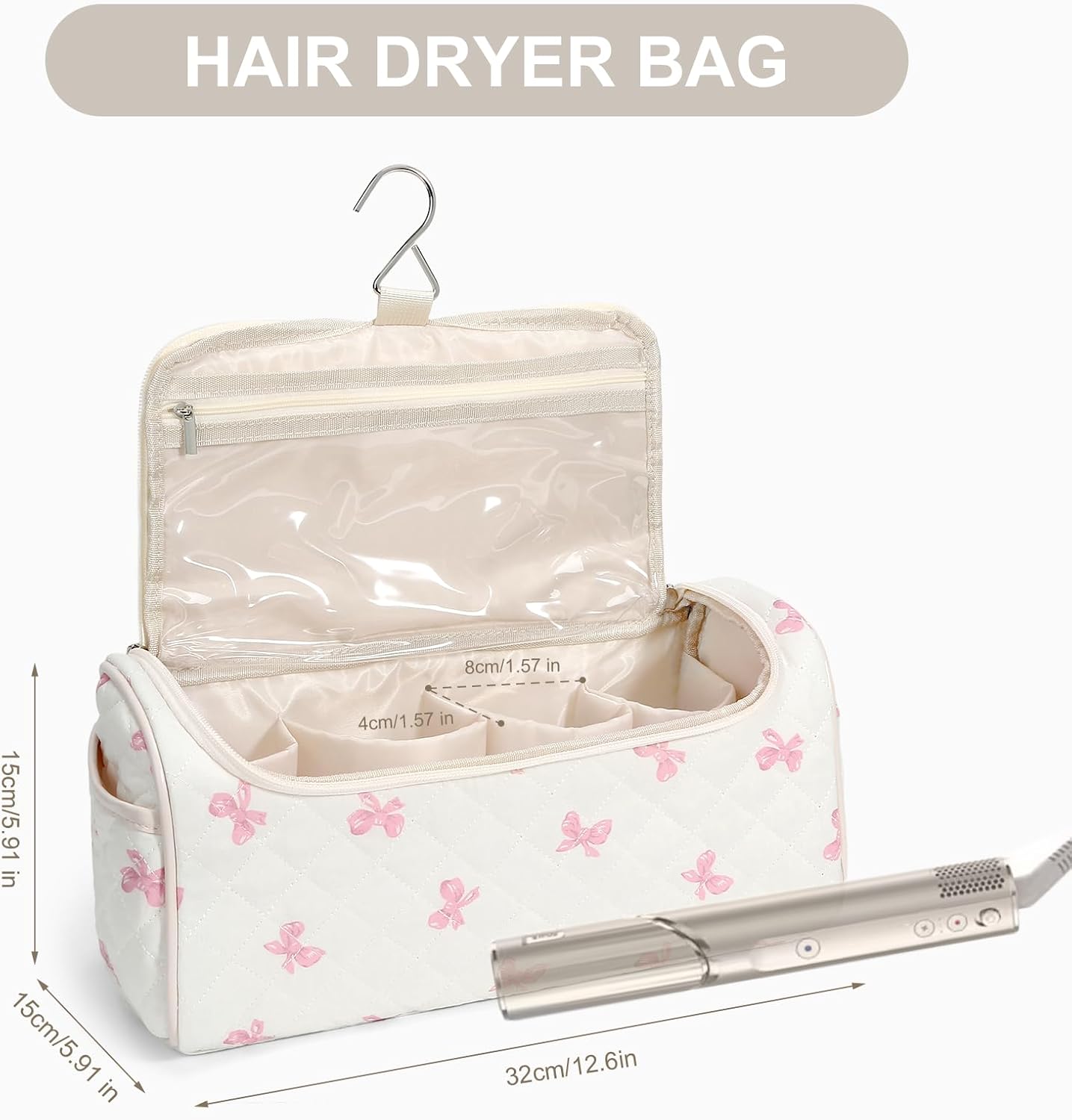 ANKICK Estuche de Viaje Compatible con Dyson Airwrap Complete Style...