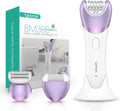 VOYOR Depiladora para mujer, depiladora inalámbrica para mujeres, d...