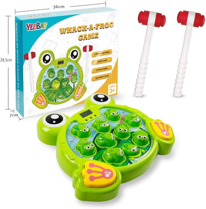YEEBAY - Juego de aplasta a la rana con 2 martillos, juguete de apr...