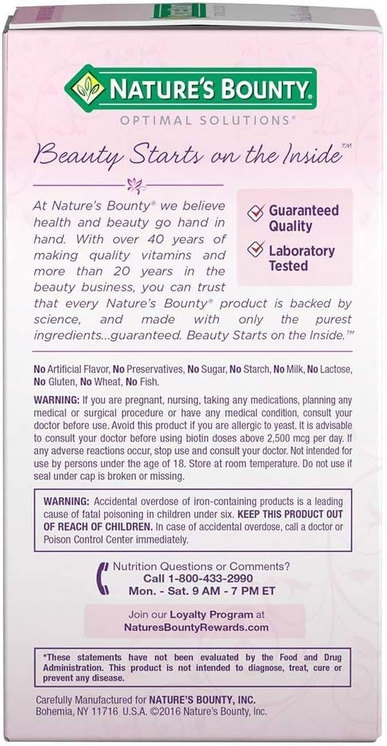 Nature's Bounty Optimal Solutions - Cápsulas blandas extra fuer...