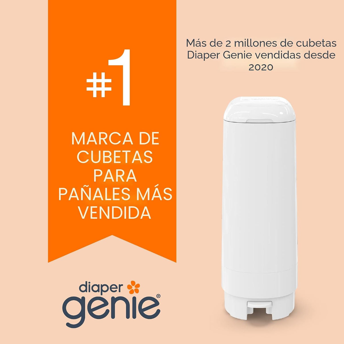 Diaper Genie Easy Roll Refill | 30 bolsas PerRefill | Capacidad par...