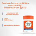 Align Alivio de la Hinchazón Probiótico + Digestión de Alimentos, P...