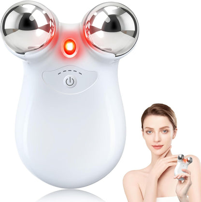 Dispositivo facial de microcorriente de luz roja 2 en 1 | Mejora la...